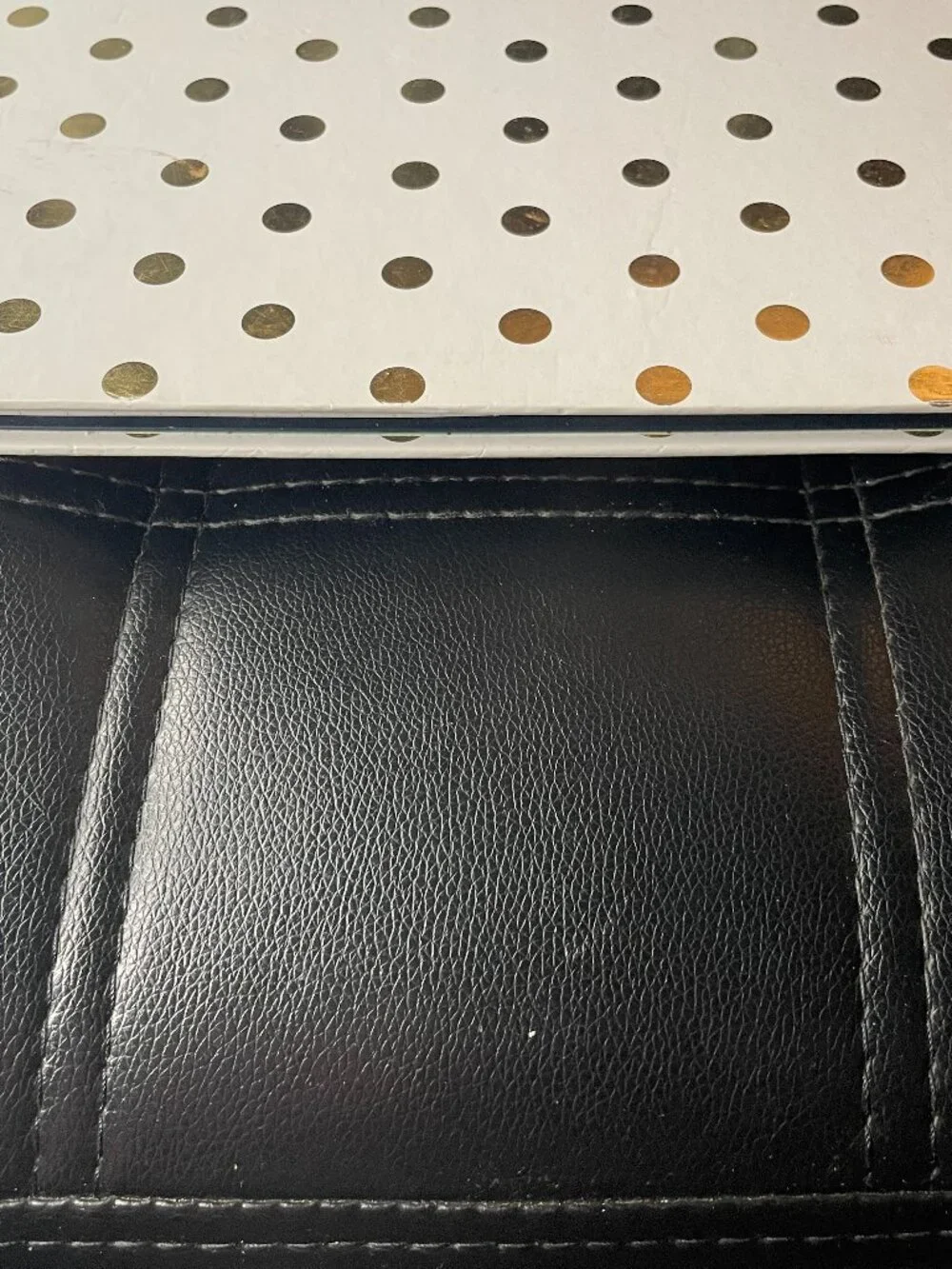 Dabney Lee Gold Dot Notepad Clipboard Porfolio